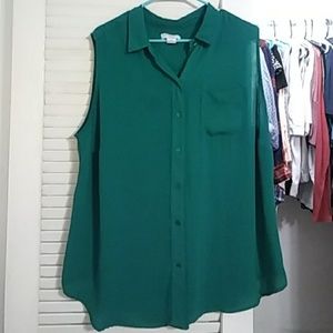 Sleeveless blouse